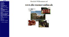 Desktop Screenshot of die-roemer-online.de