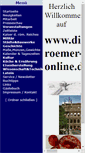Mobile Screenshot of die-roemer-online.de